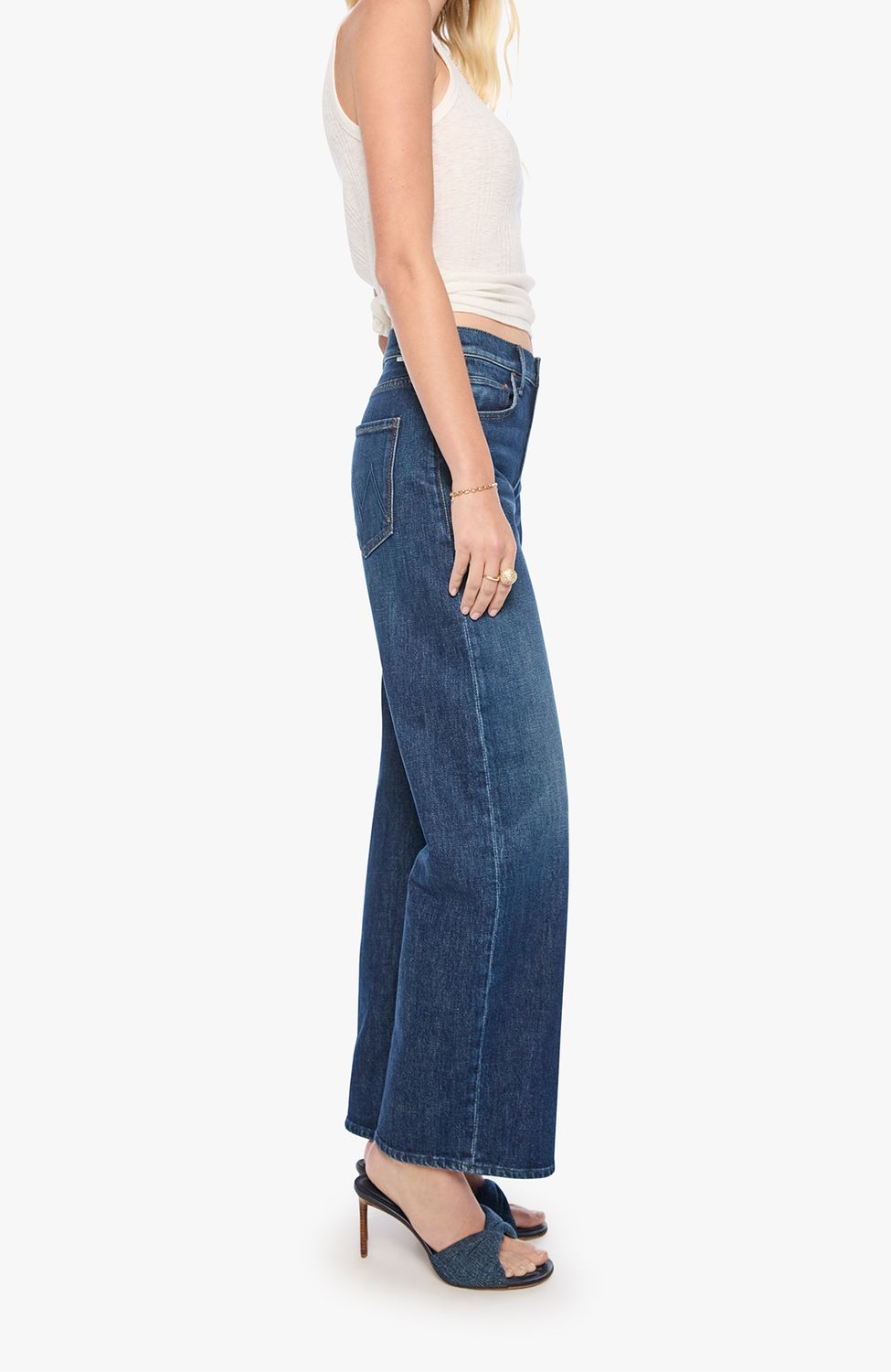 Mother Mid Rise Lasso Sneak Jean in That Belongs in A Museum