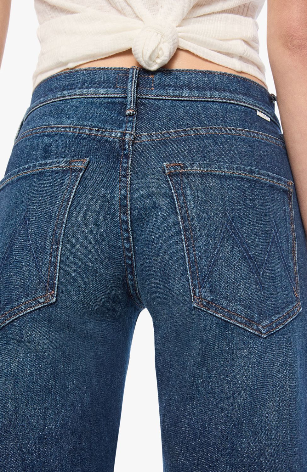 Mother Mid Rise Lasso Sneak Jean in That Belongs in A Museum