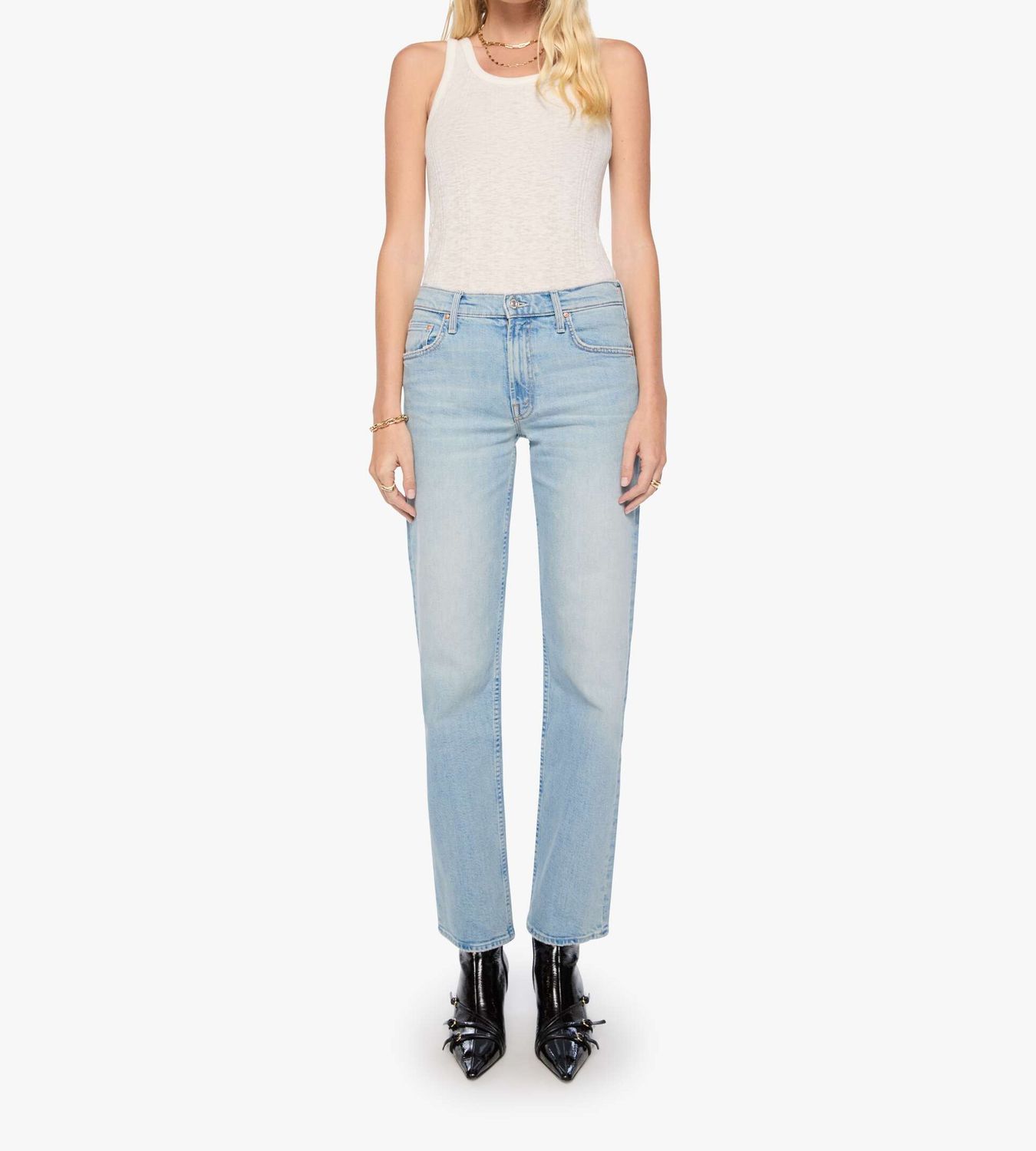 Mother Newbie Skimp in Go Long, Color: Go Long, Size: 24