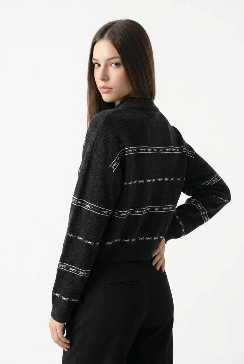 Colorush Alba Embroidered Cardigan