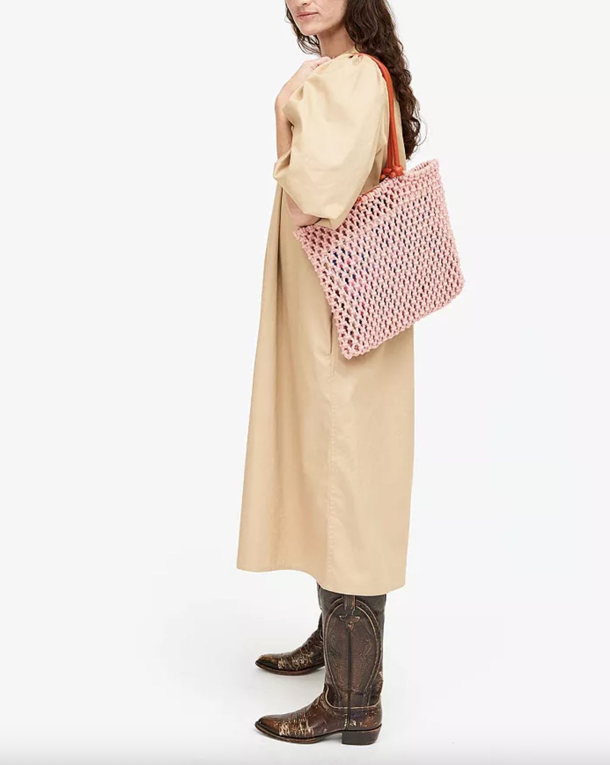 Clare V Sandy Tote in Blush