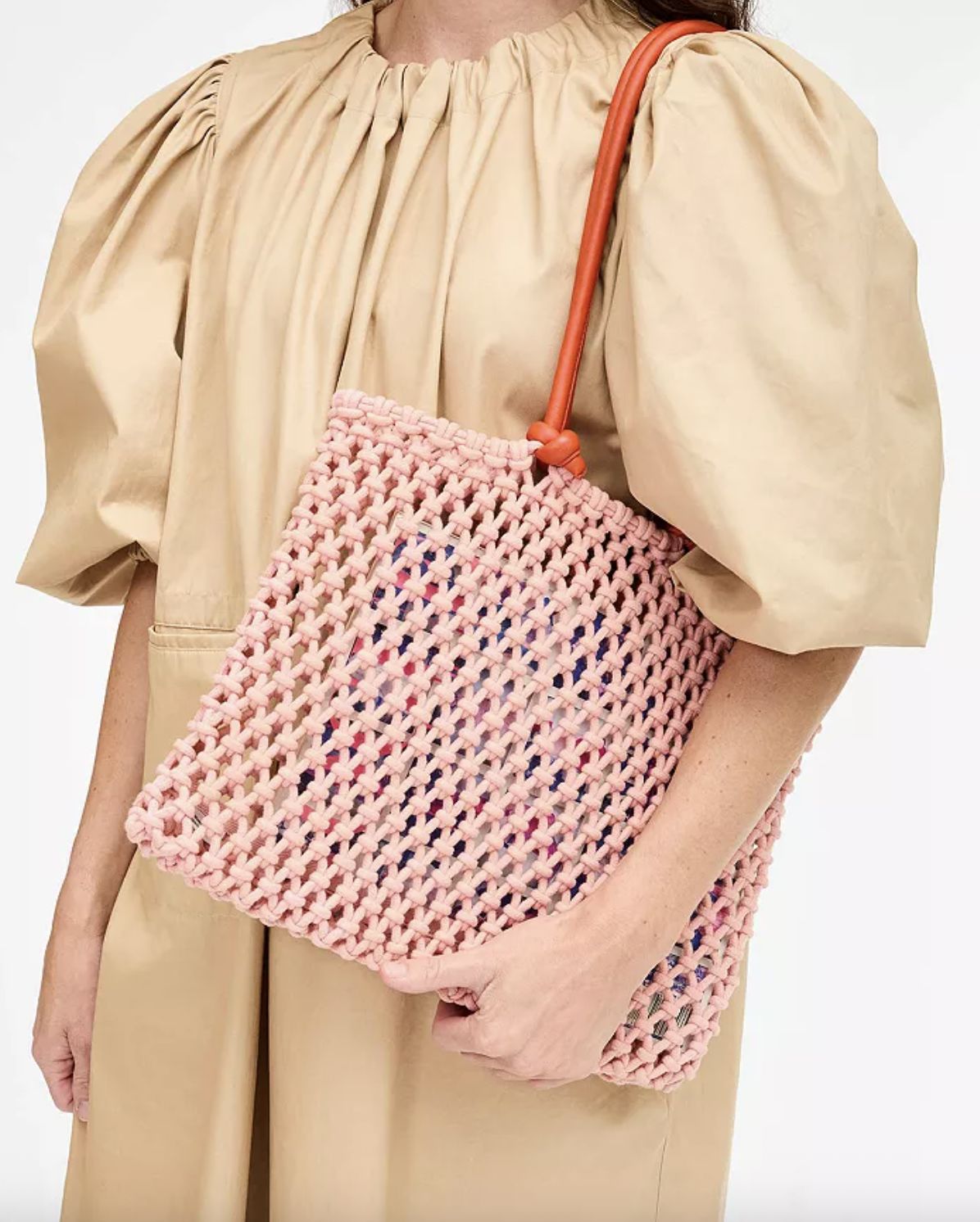Clare V Sandy Tote in Blush