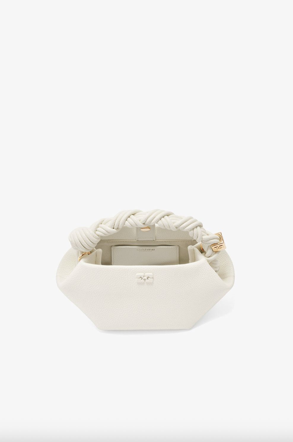 Ganni Small Bou Bag in Oyster Grey