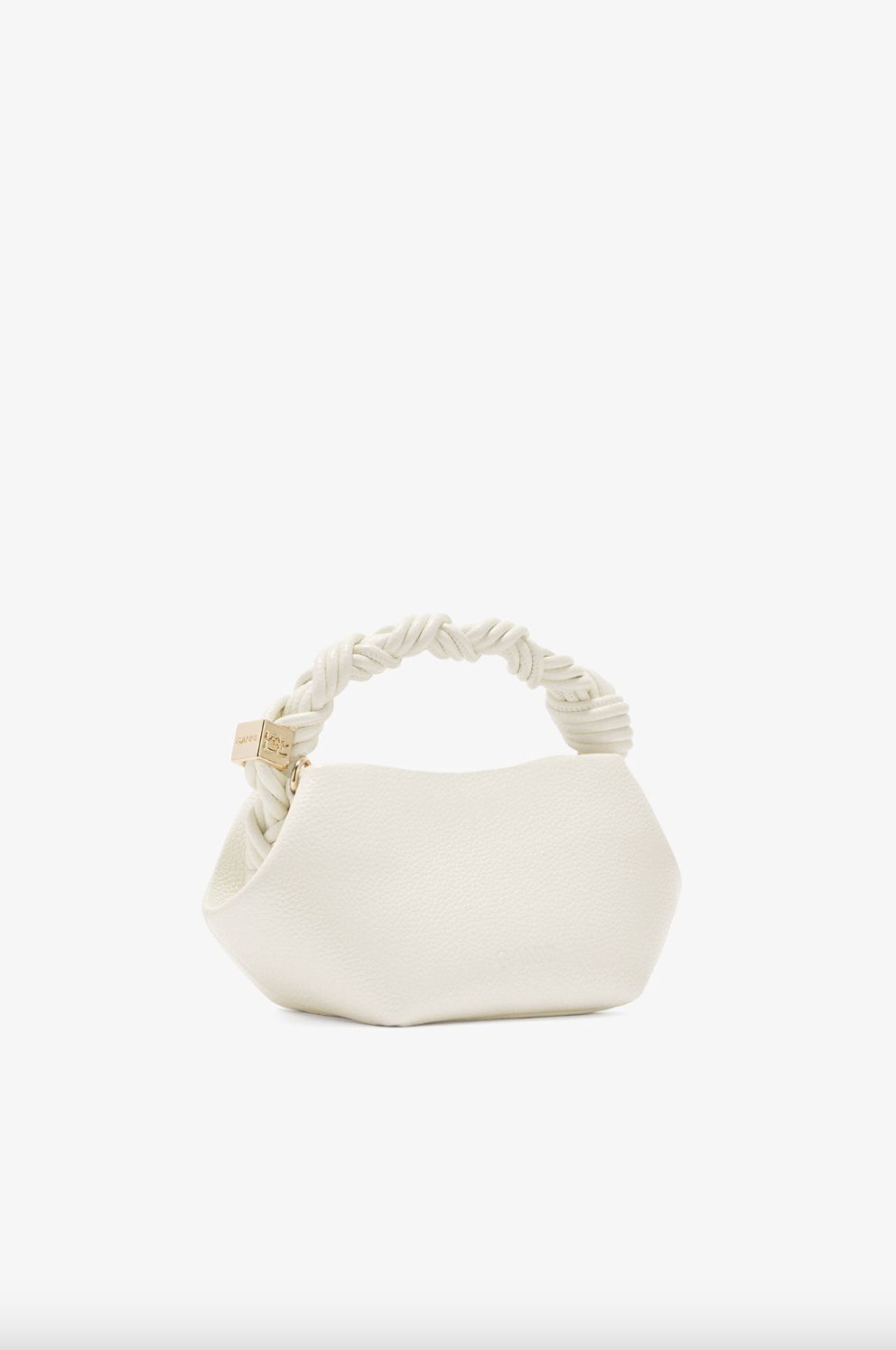 Ganni Small Bou Bag in Oyster Grey