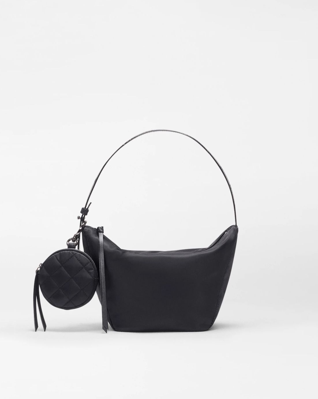 MZ Wallace Small Waverly Hobo in Black