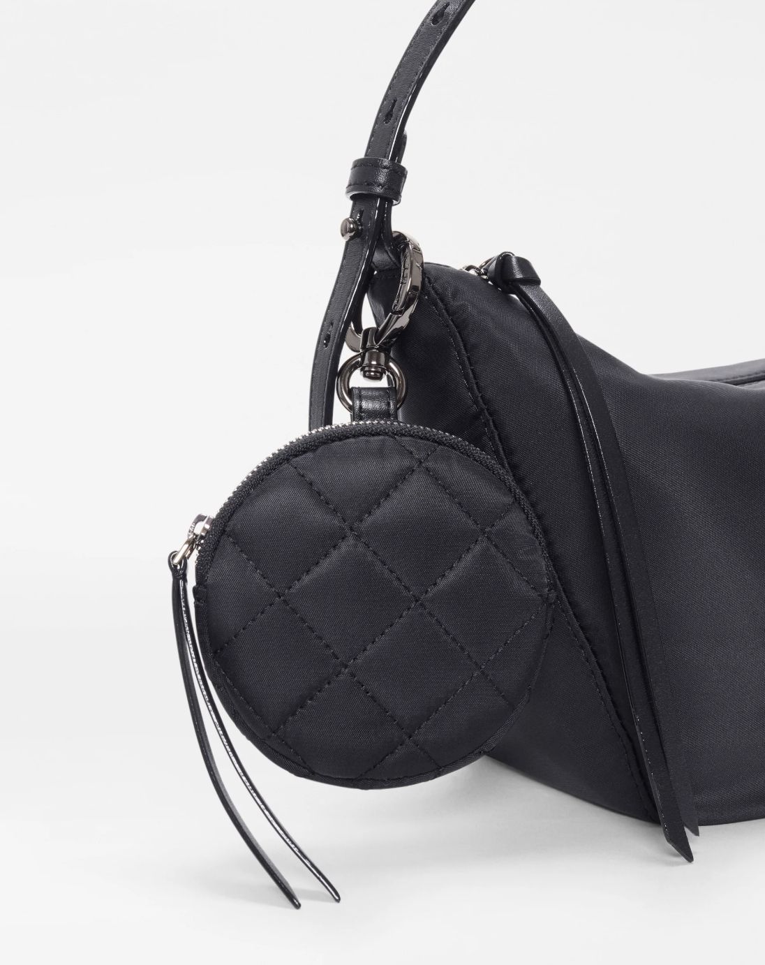 MZ Wallace Small Waverly Hobo in Black