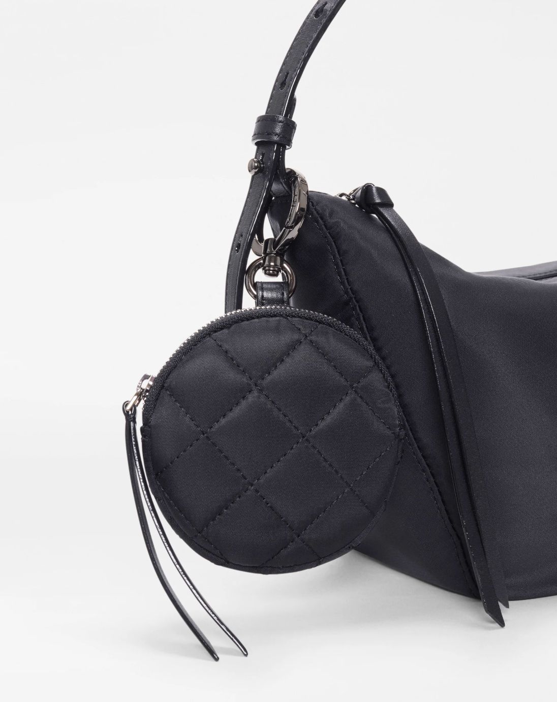 MZ Wallace Small Waverly Hobo in Black