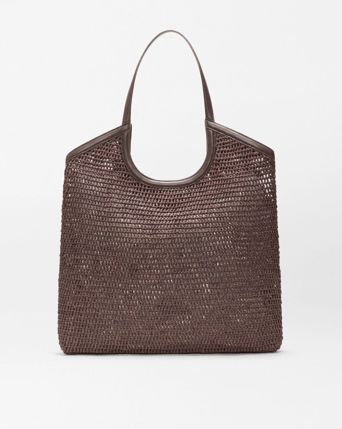 MZ Wallace Large Crochet Georgica Tote in Brown
