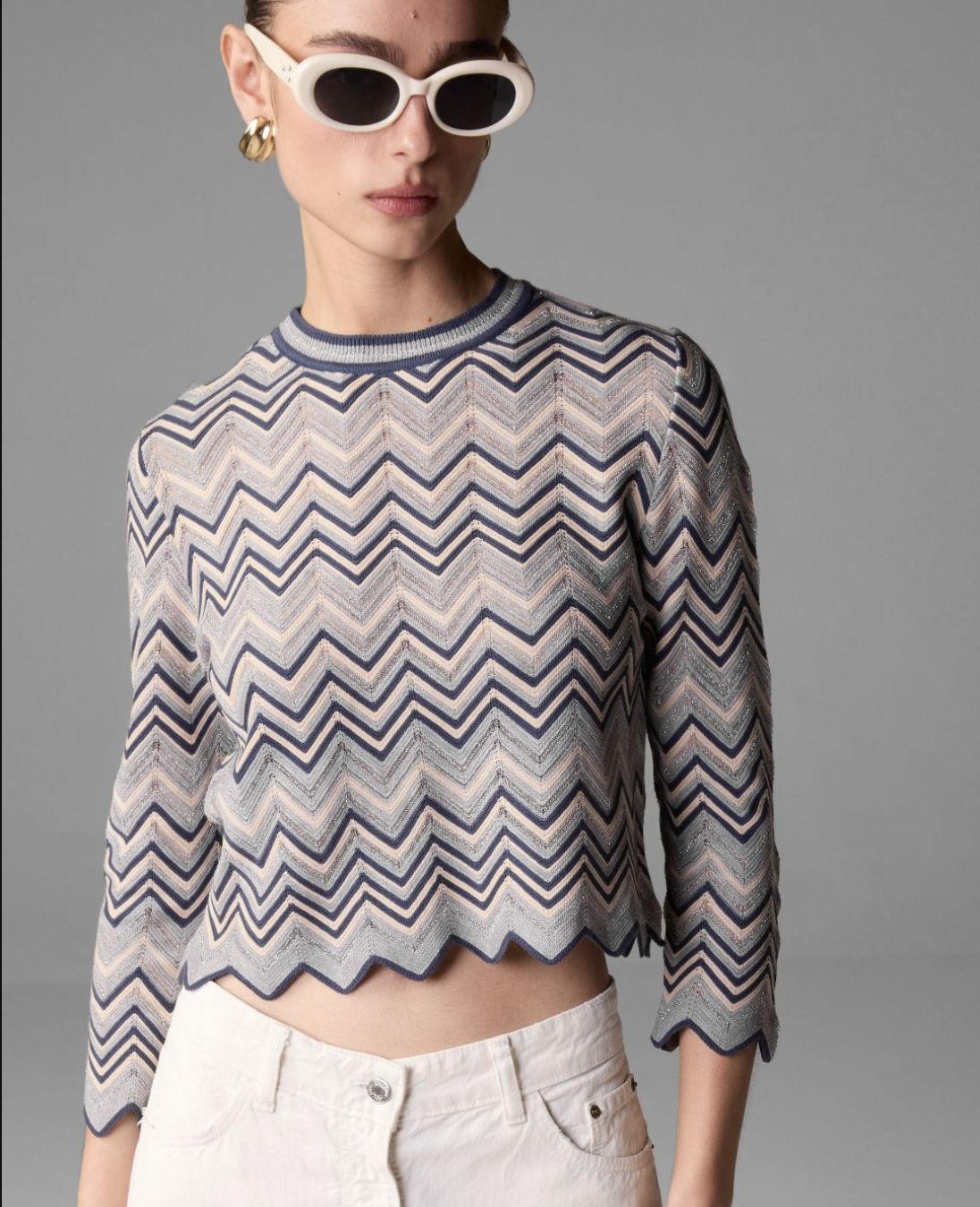 Maria Pavan Chevron Top