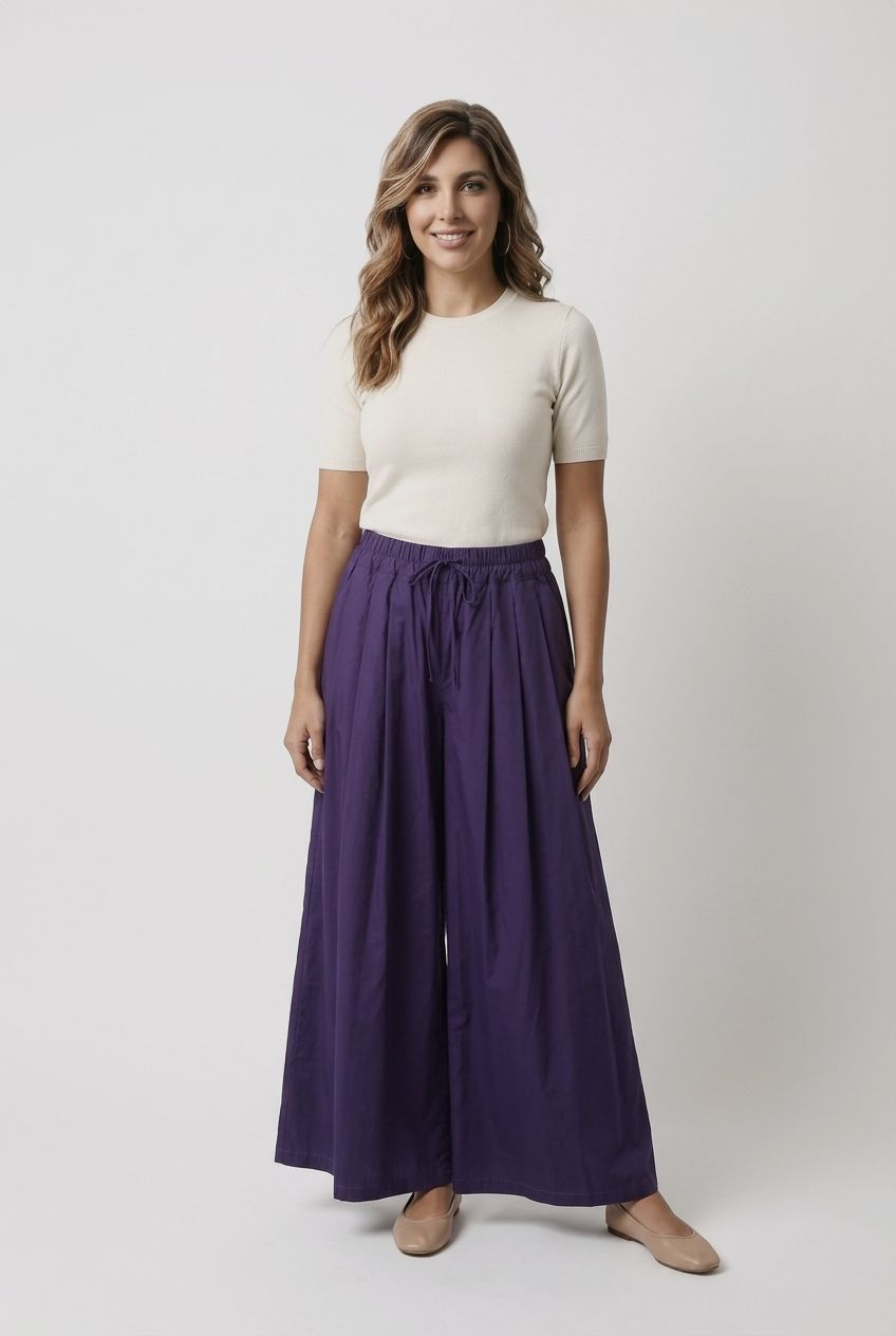 Psophia Palazzo Pants in Purple