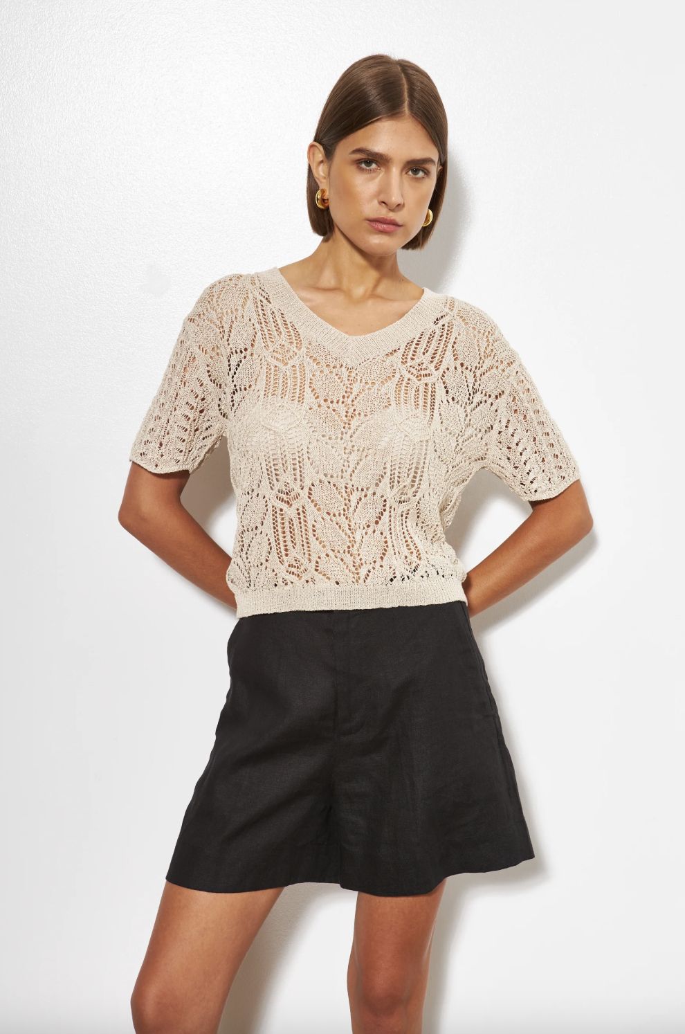 Line Maya Crochet Sweater