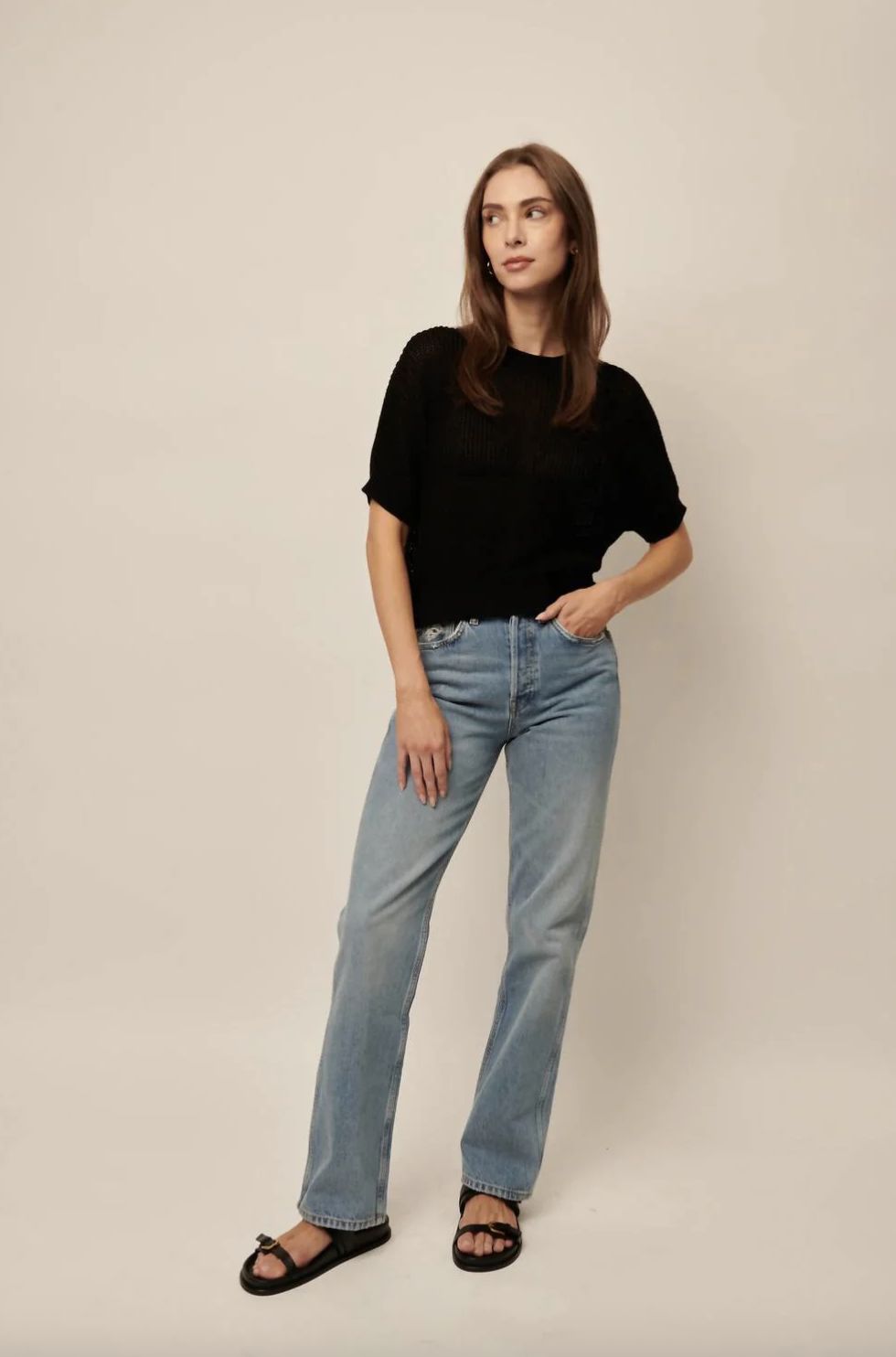 Line Emersyn Sweater in Caviar