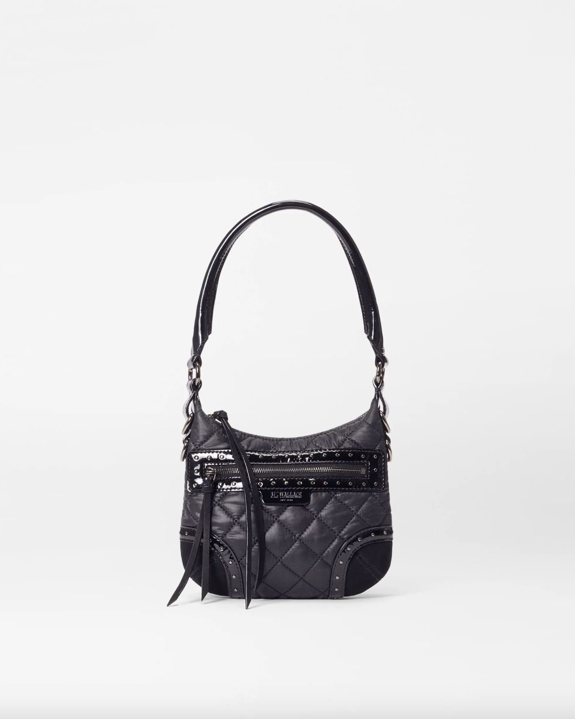 MZ Wallace Mini Stud Crosby Sienna Bag