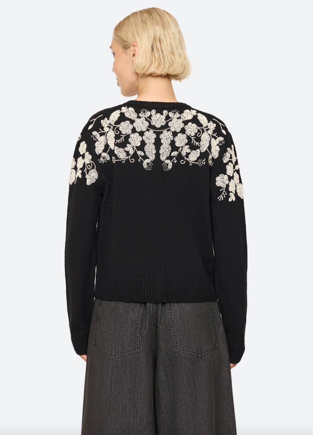 Sea NY Shiloh Beaded Embroidered Cardigan