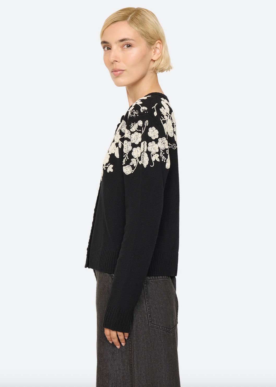 Sea NY Shiloh Beaded Embroidered Cardigan
