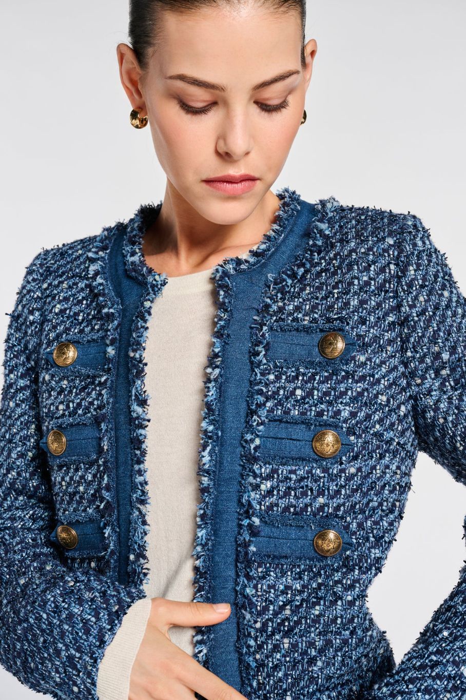 Weill Denim and Tweed Jacket