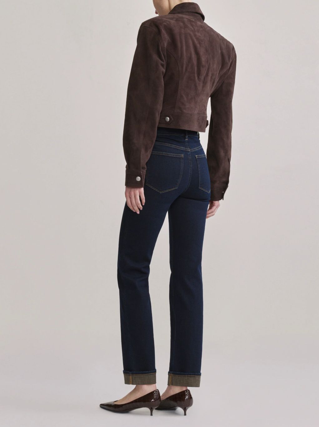 DL1961 Halle Straight High Rise Jean in Harvest Moon
