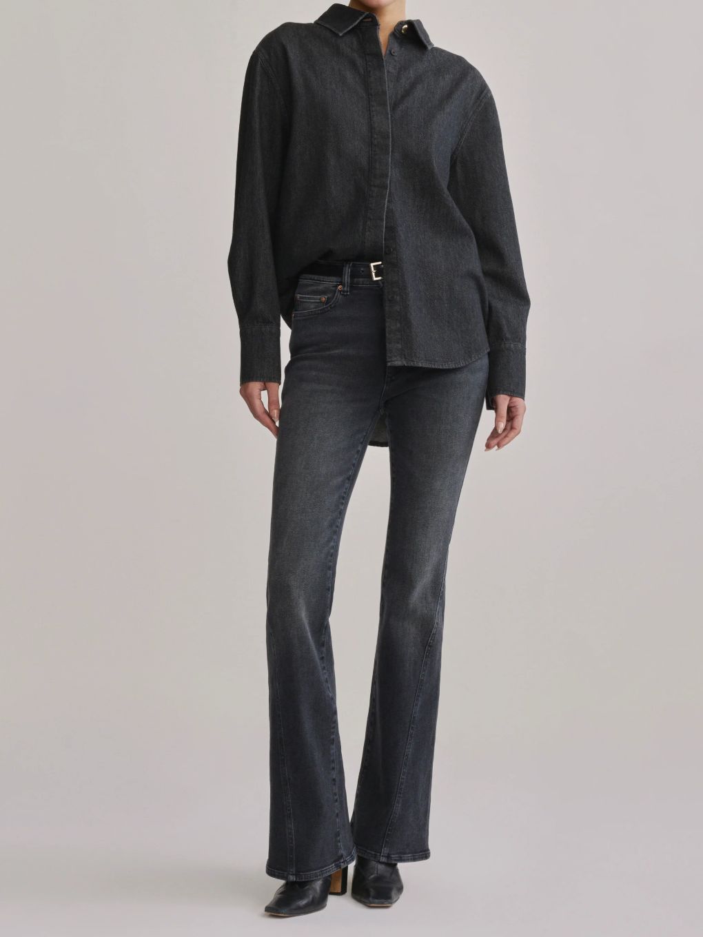 DL1961 Bridget Boot Cut High Rise Jean in Nightshade, Color: Nightshade, Size: 25