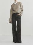 DL1961 Hepburn Wide Leg Jean in Rock, Color: Rock, Size: 24
