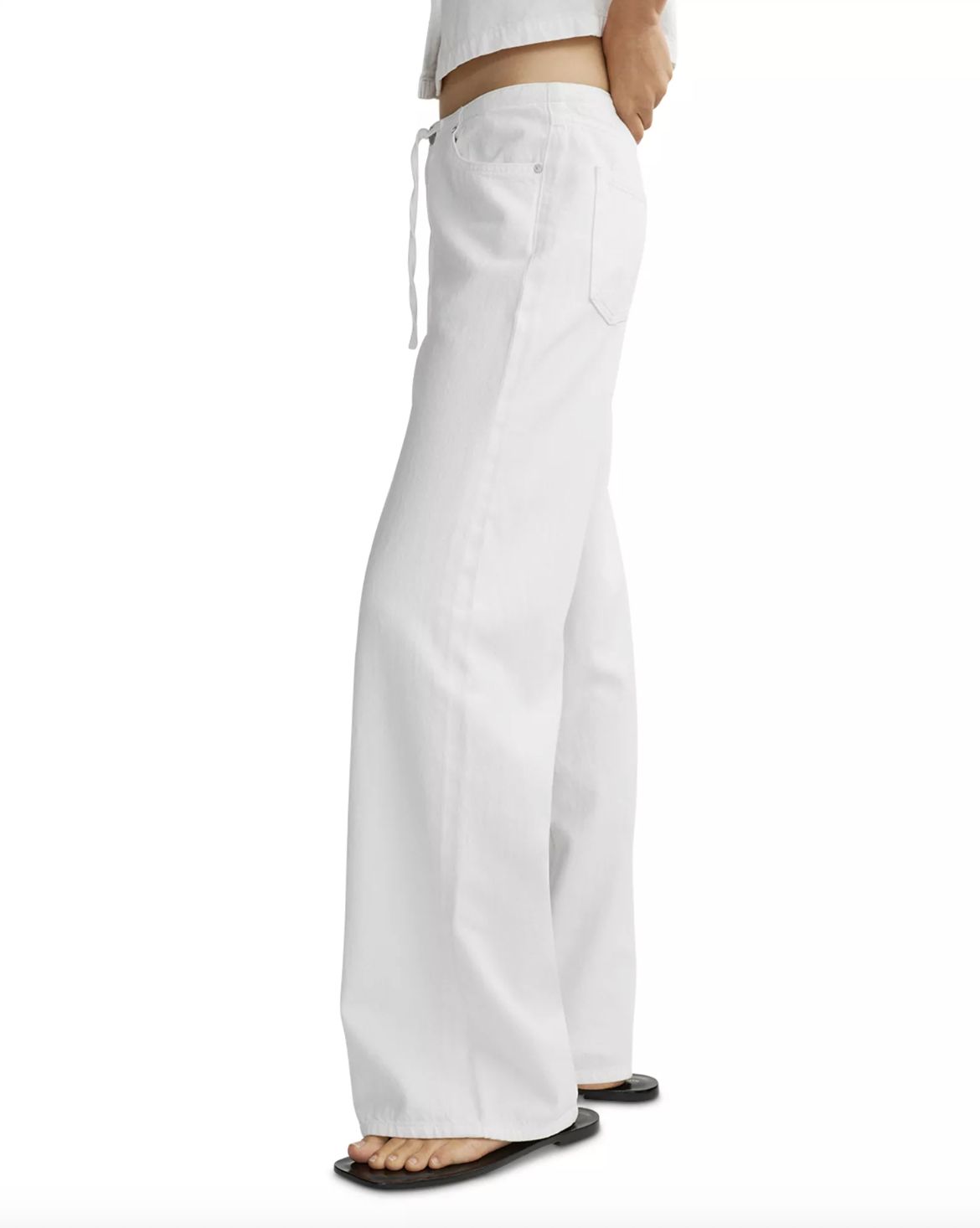DL1961 Sienna Low Slung White Jean in Aura