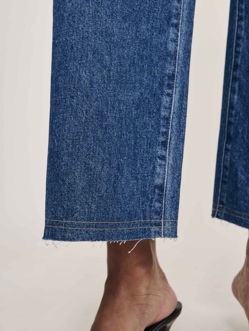 DL1961 Hepburn Wide Leg High Rise Ankle Jean in North Beach