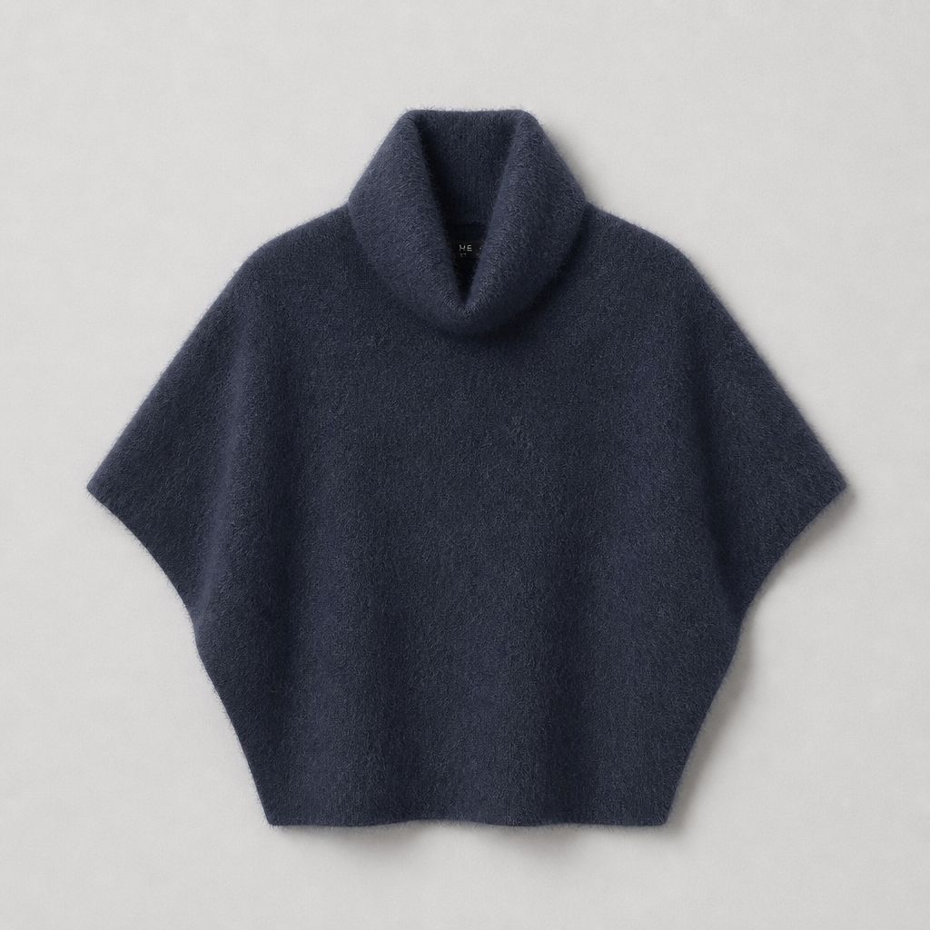 Estheme Brushed Racoon T-Neck Sweater
