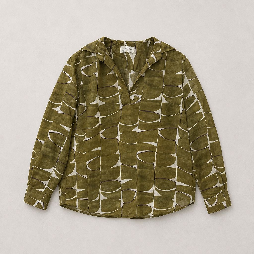 Hartford Chorus Blouse in Khaki