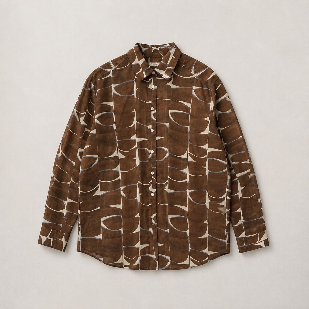 Hartford Cinema Blouse In Brown