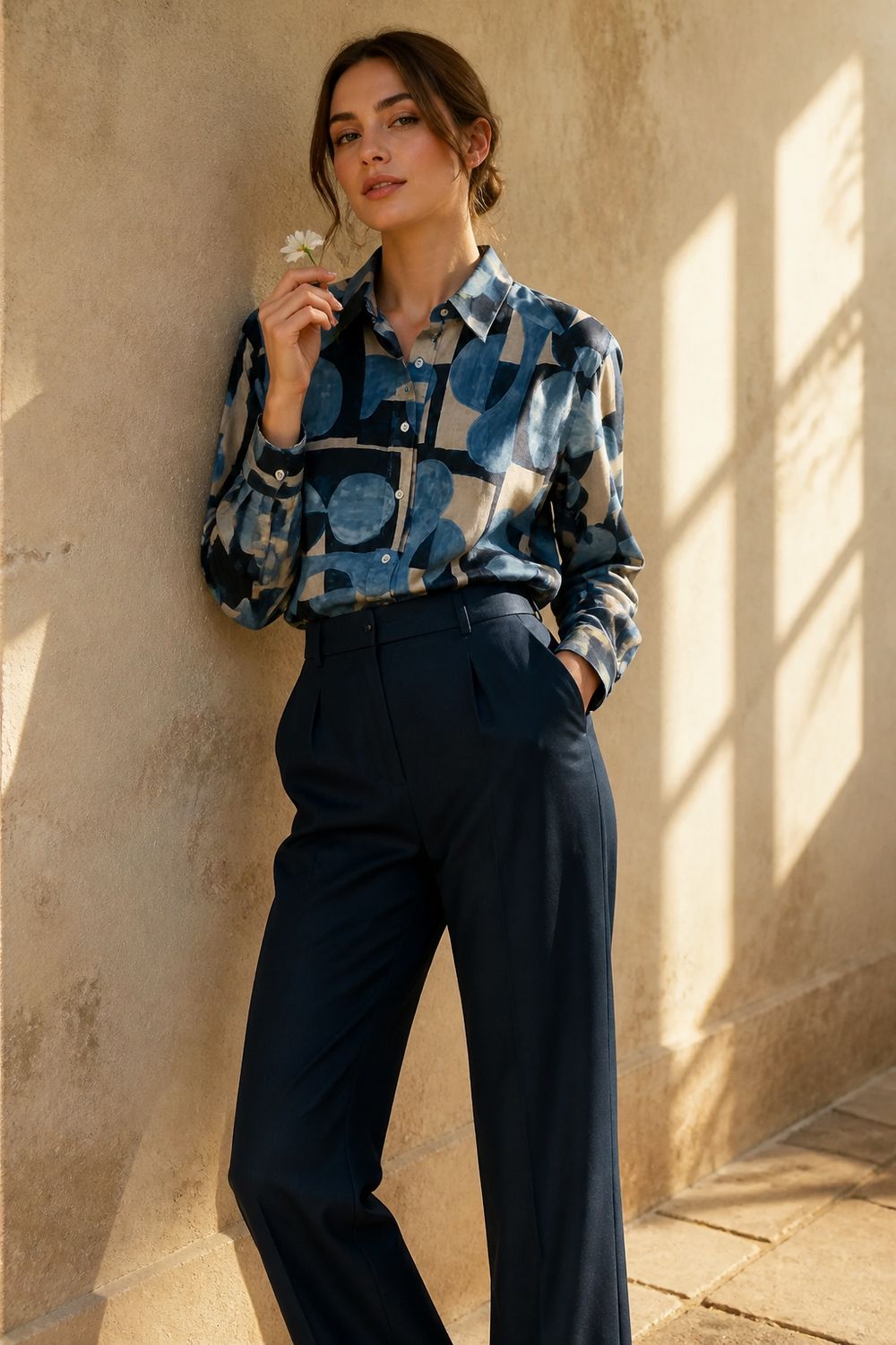 Hartford Cinema Blouse In Blue