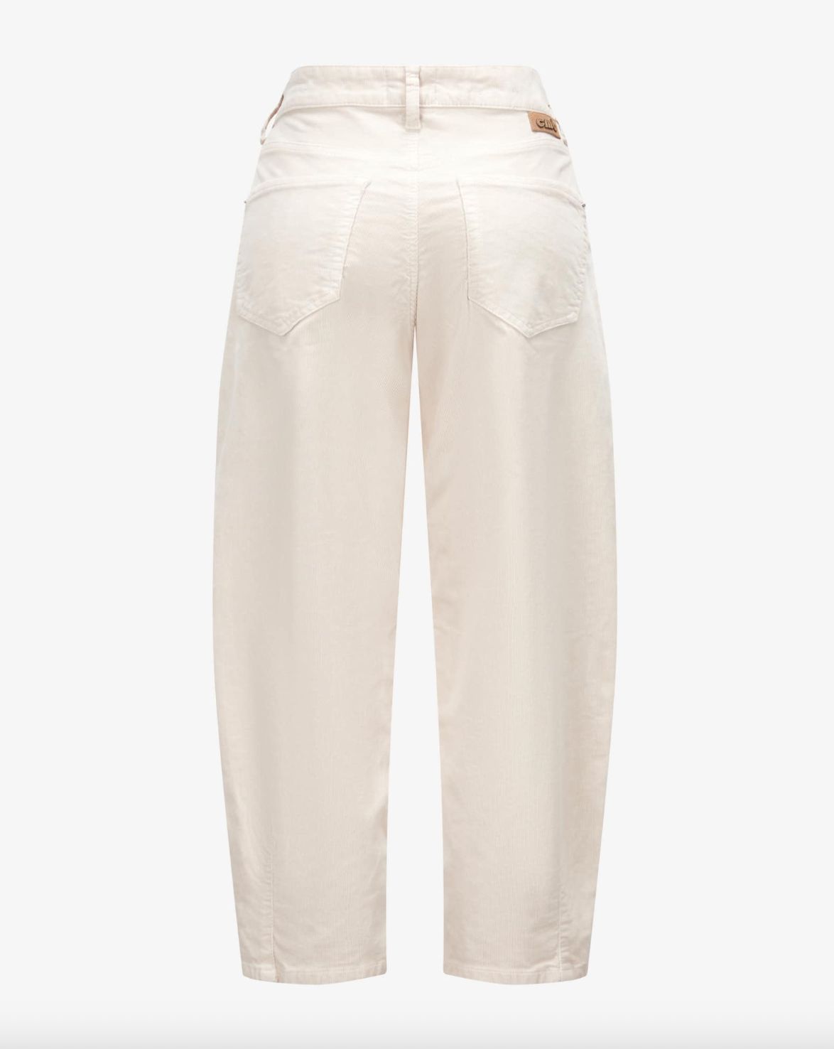 Cambio Elin Corduroy Pant in Chalk