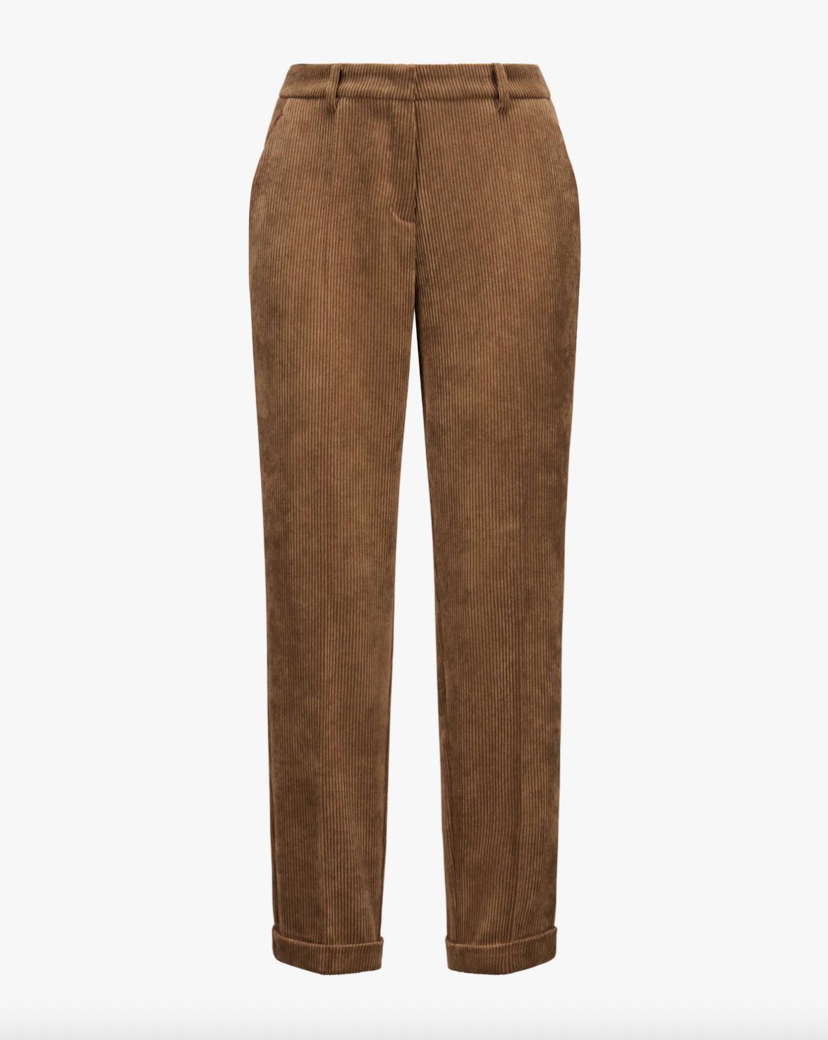 Cambio Krystal Corduroy Pant in Golden Brown