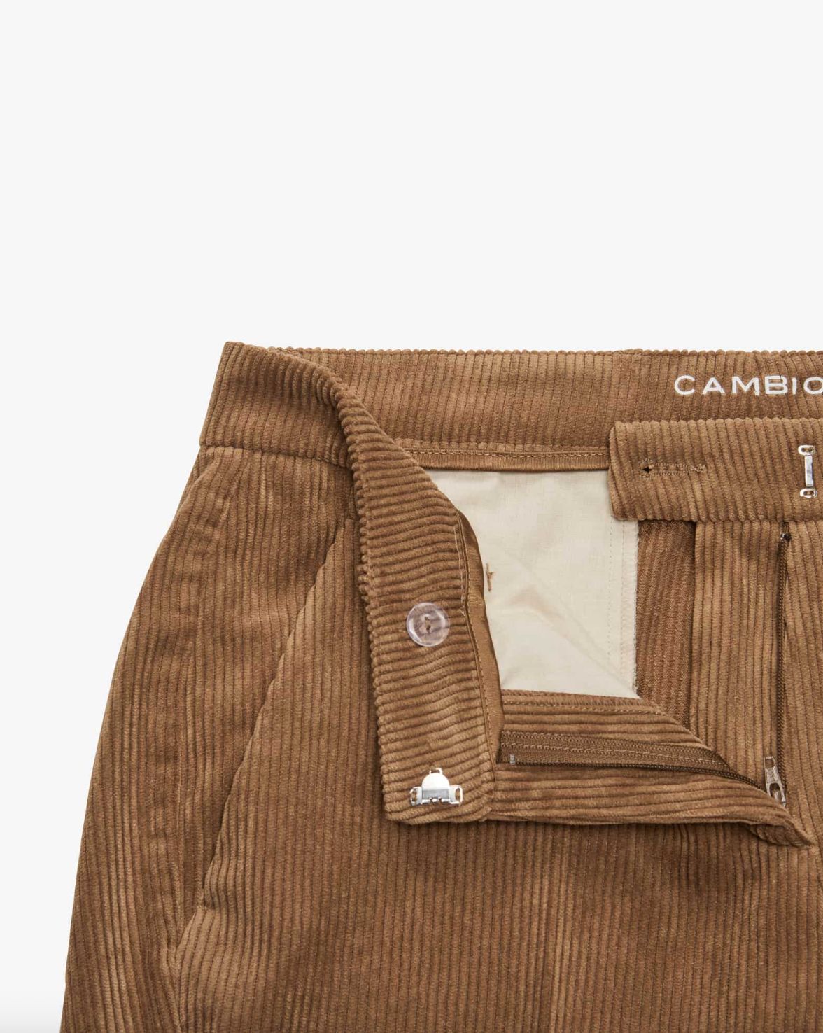 Cambio Krystal Corduroy Pant in Golden Brown