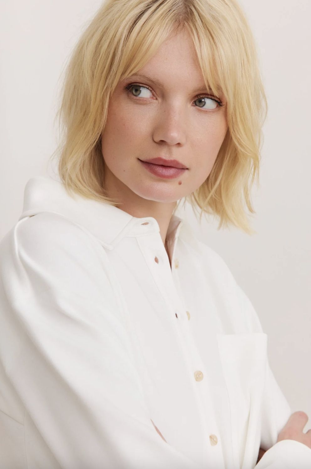 Lune Eva Blouse In Marshmellow