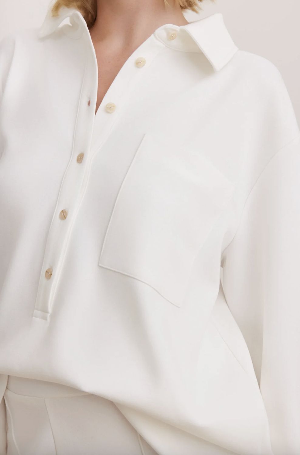 Lune Eva Blouse In Marshmellow