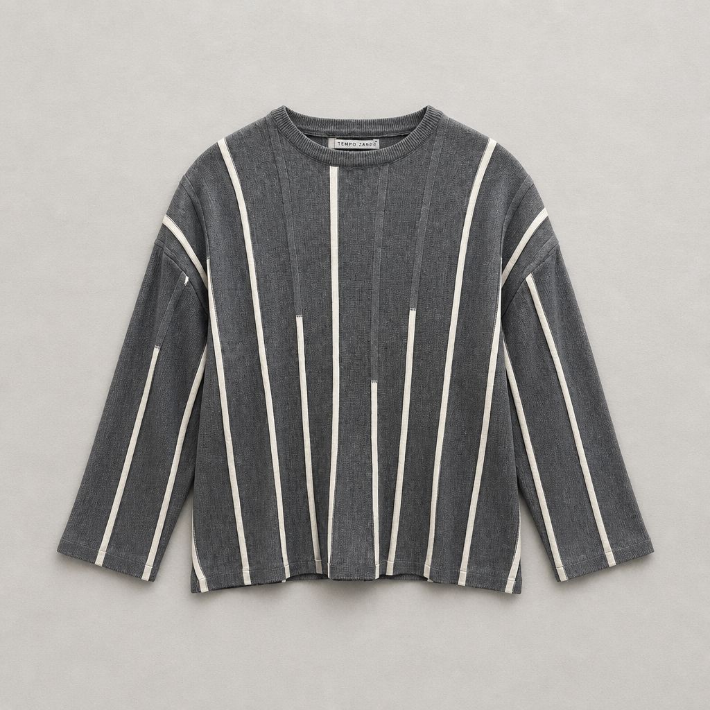 Tempo Stripe Trim Sweater