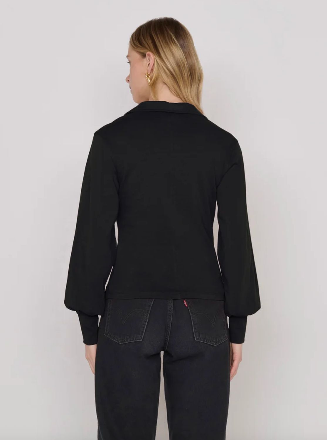 Nation Bonnie Blouse Jet Black
