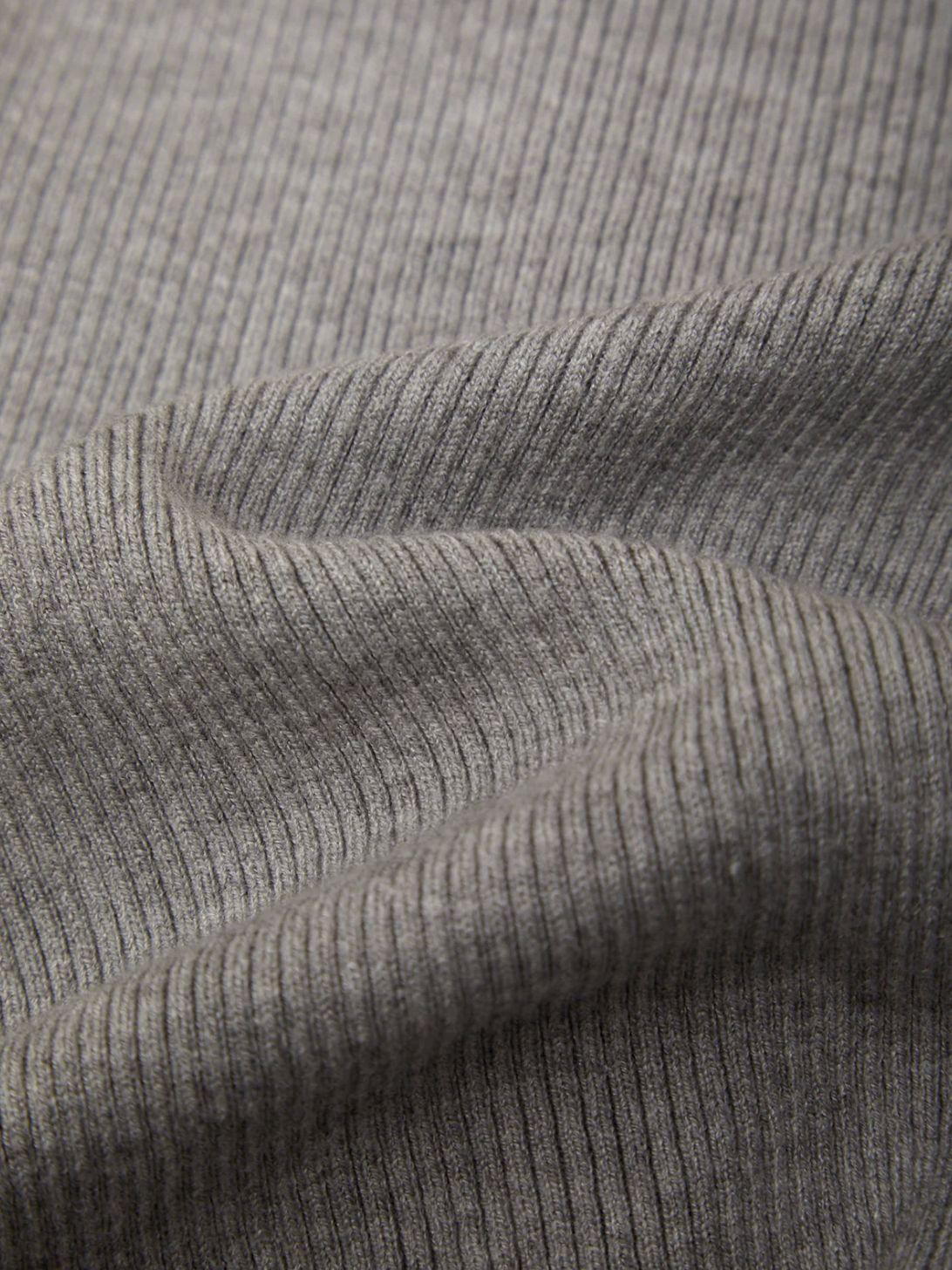 525 America Emmeline Heather Grey Henley Sweater