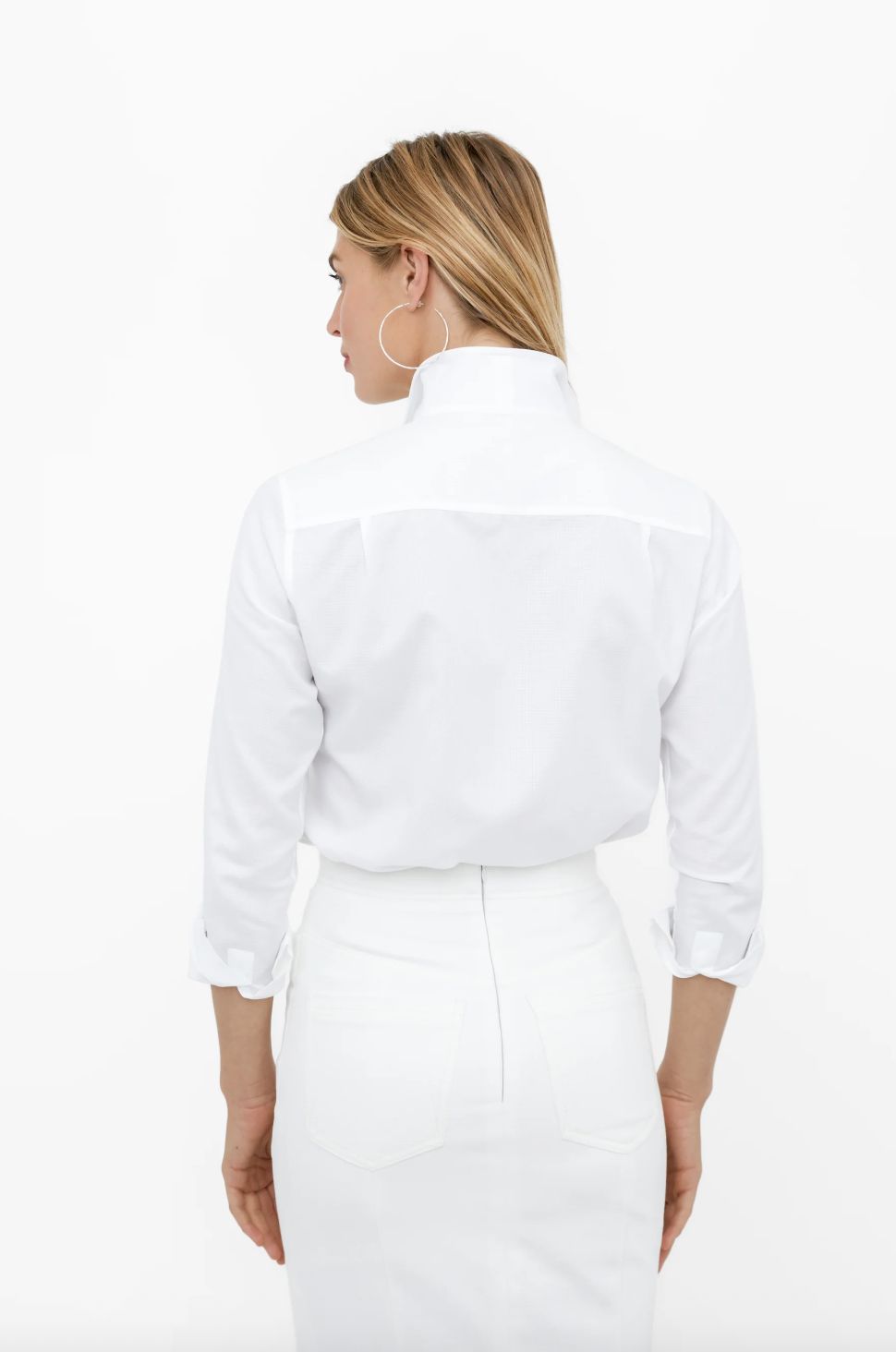 Sarah Alexandra Pique-A-Boo Blouse