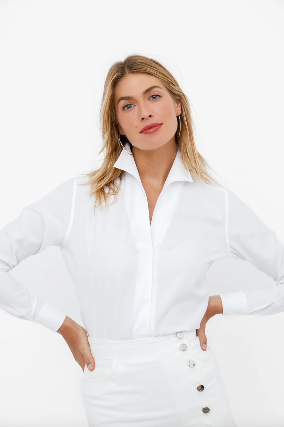 Sarah Alexandra Pique-A-Boo Blouse