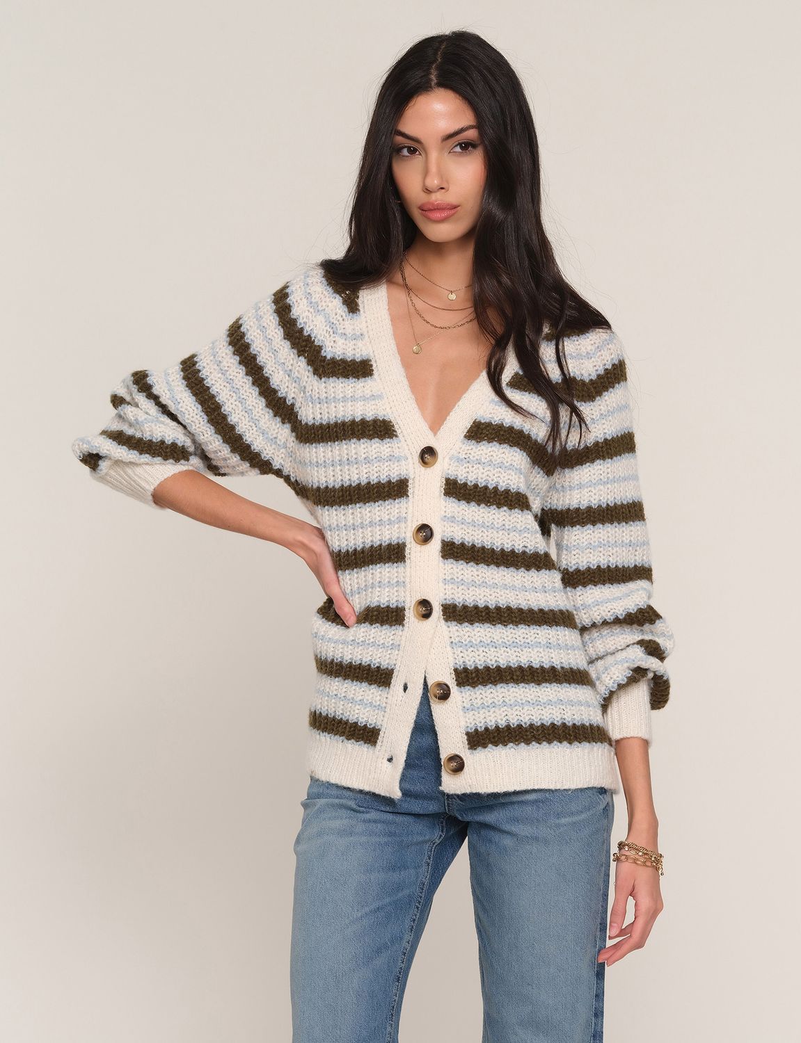 Heartloom Laurent Cardigan, Color: Ivory, Size: XS