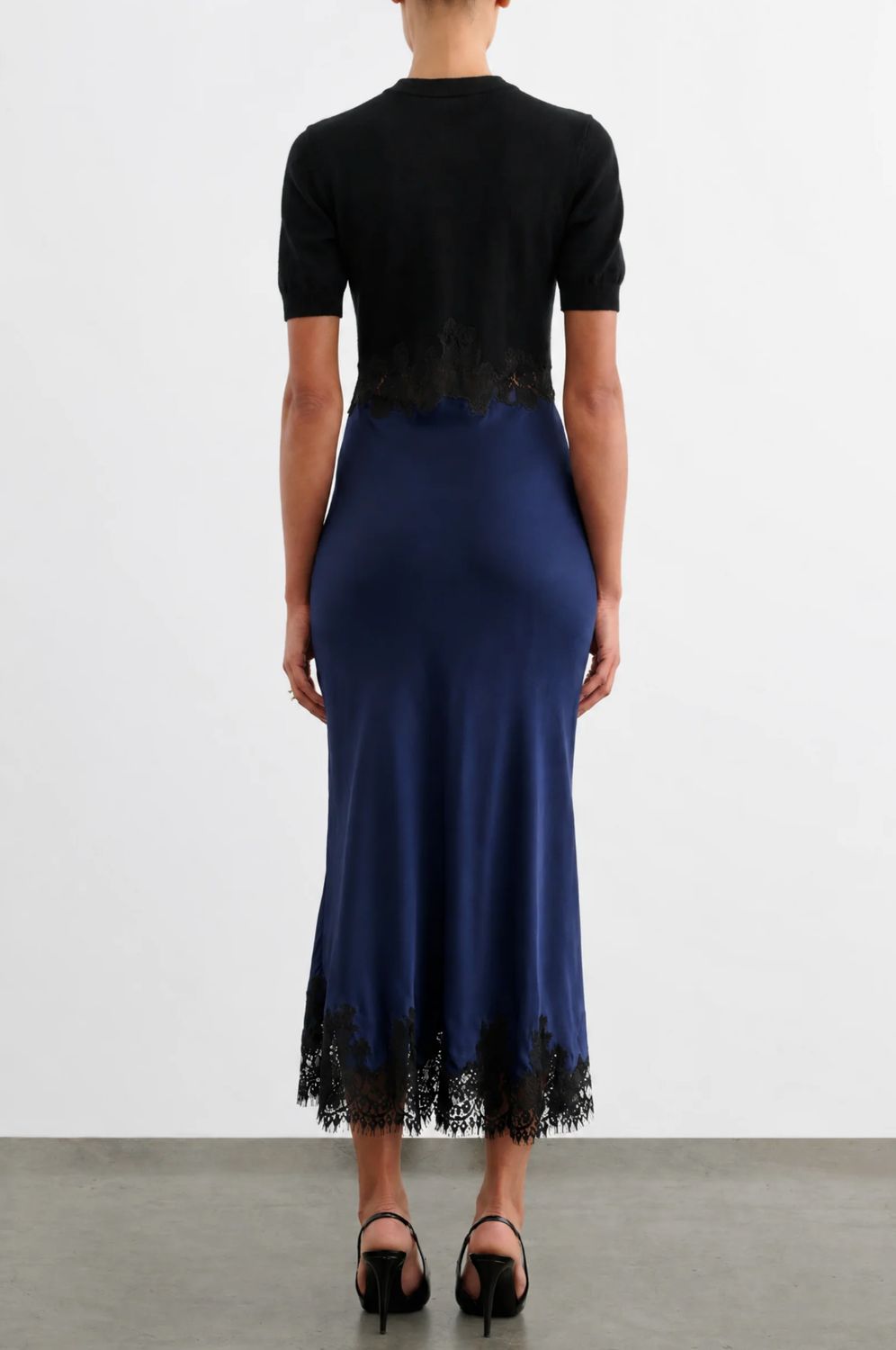 Toccin Kaya Combo Midi Dress