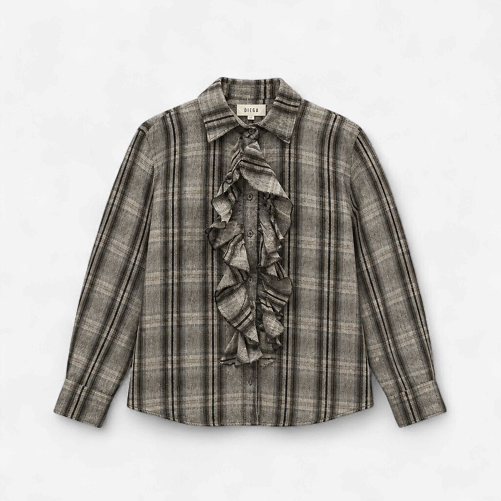Diega Cianta Ruffle Shirt
