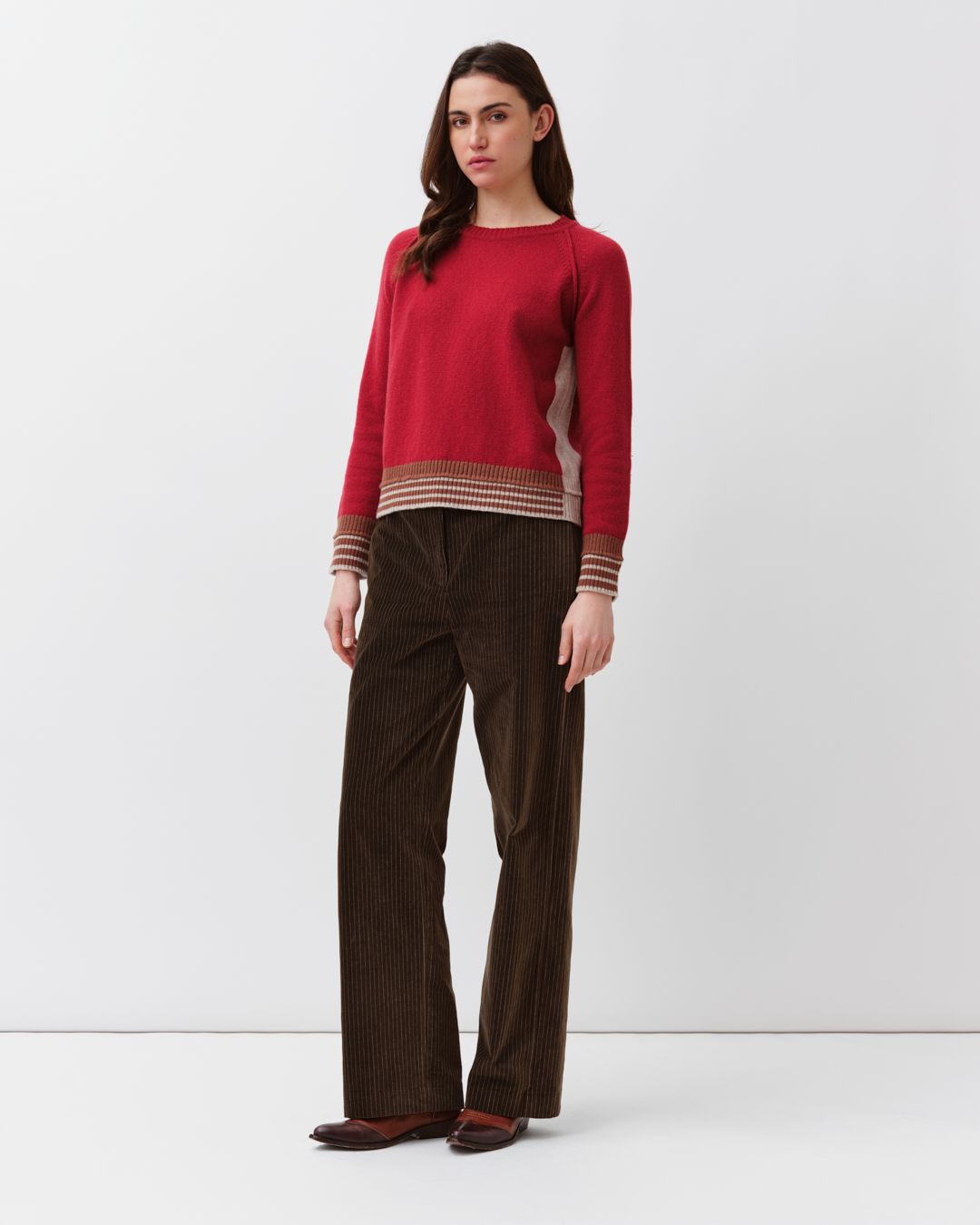Diega Palizo Sweater, Color: Prune/Marine, Size: XS