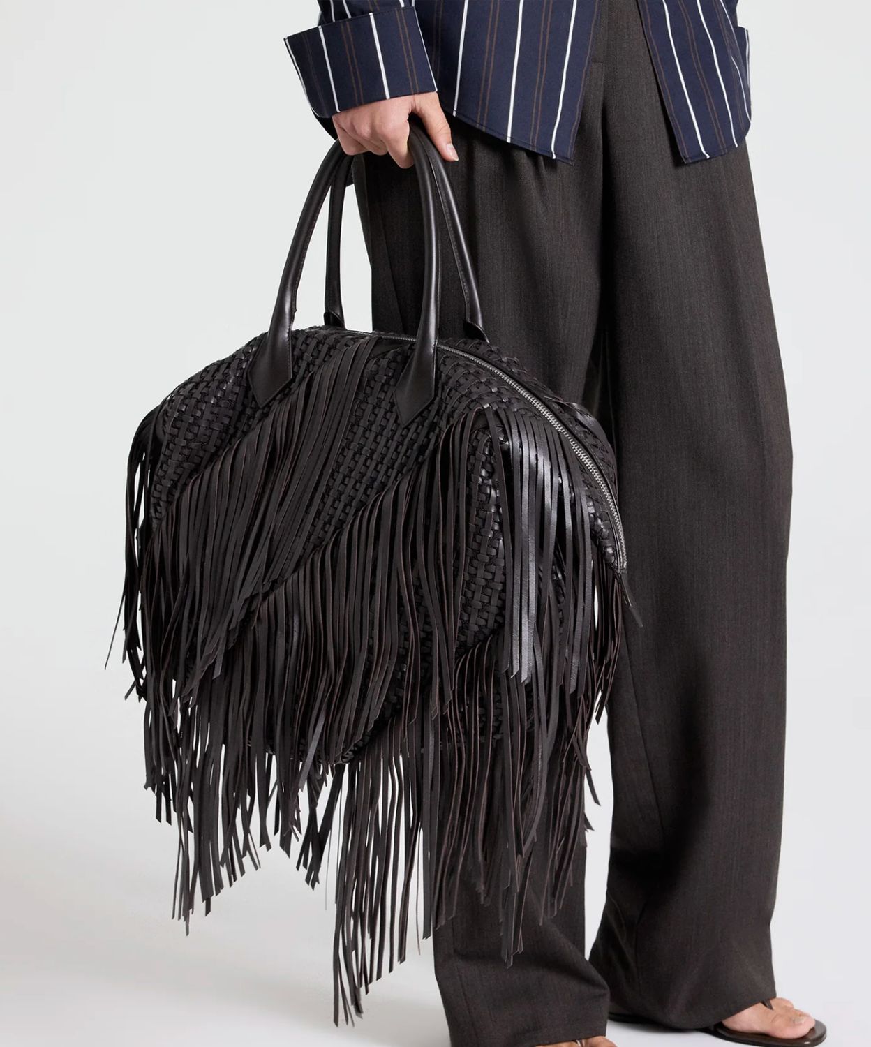 TWP Howard Bag With Fringe