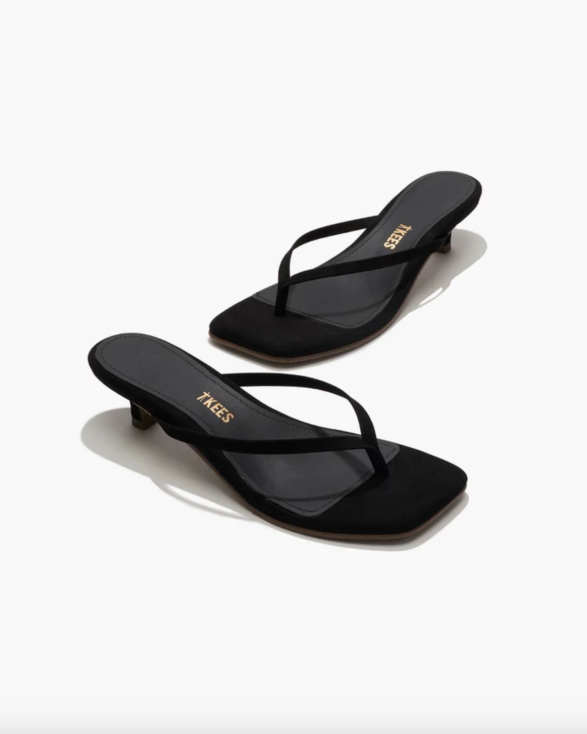 TKEES Square Toe Julia Suede Sandal