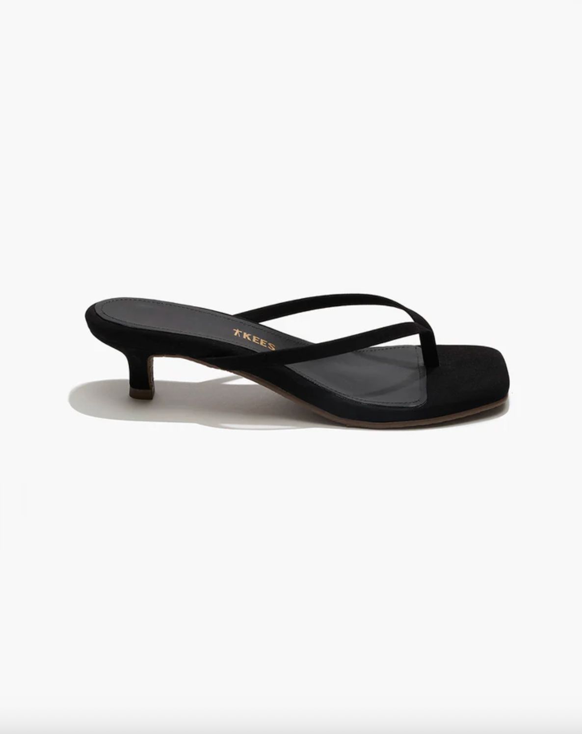TKEES Square Toe Julia Suede Sandal