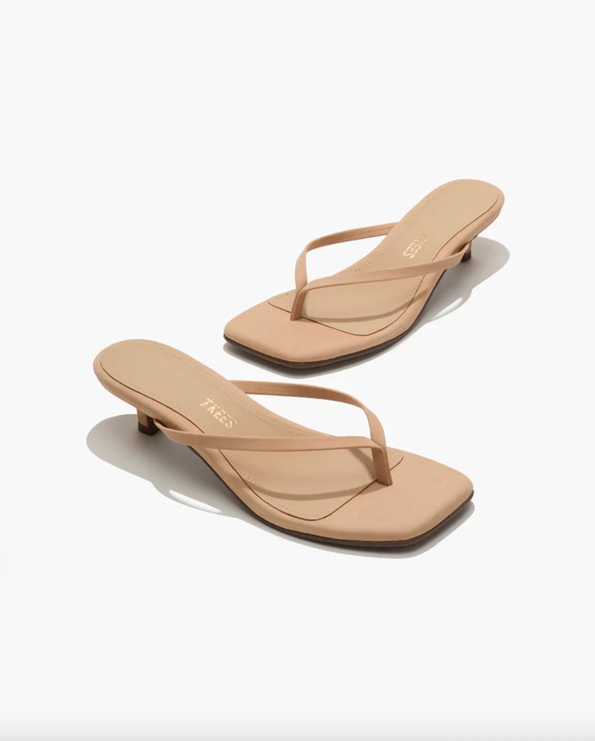 TKEES Square Toe Julia Suede Sandal