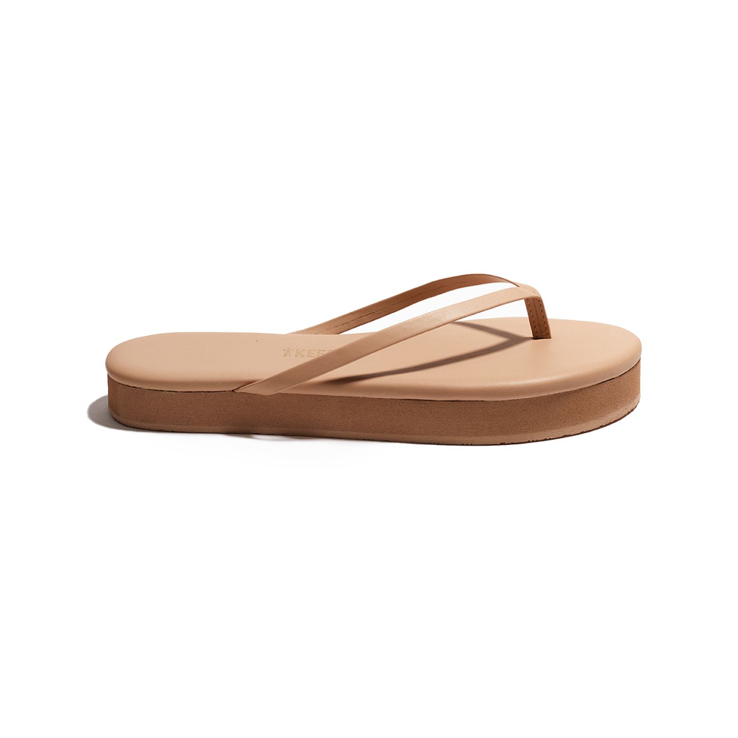 TKEES Platform Lily, Color: Sunkissed, Size: 6