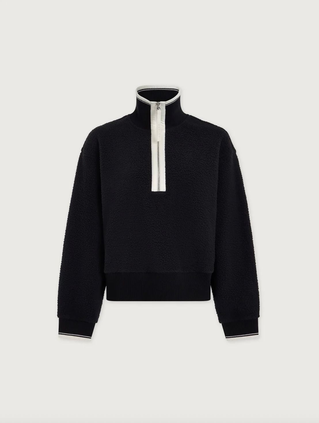 Varley Anika Half Zip Fleece in Black