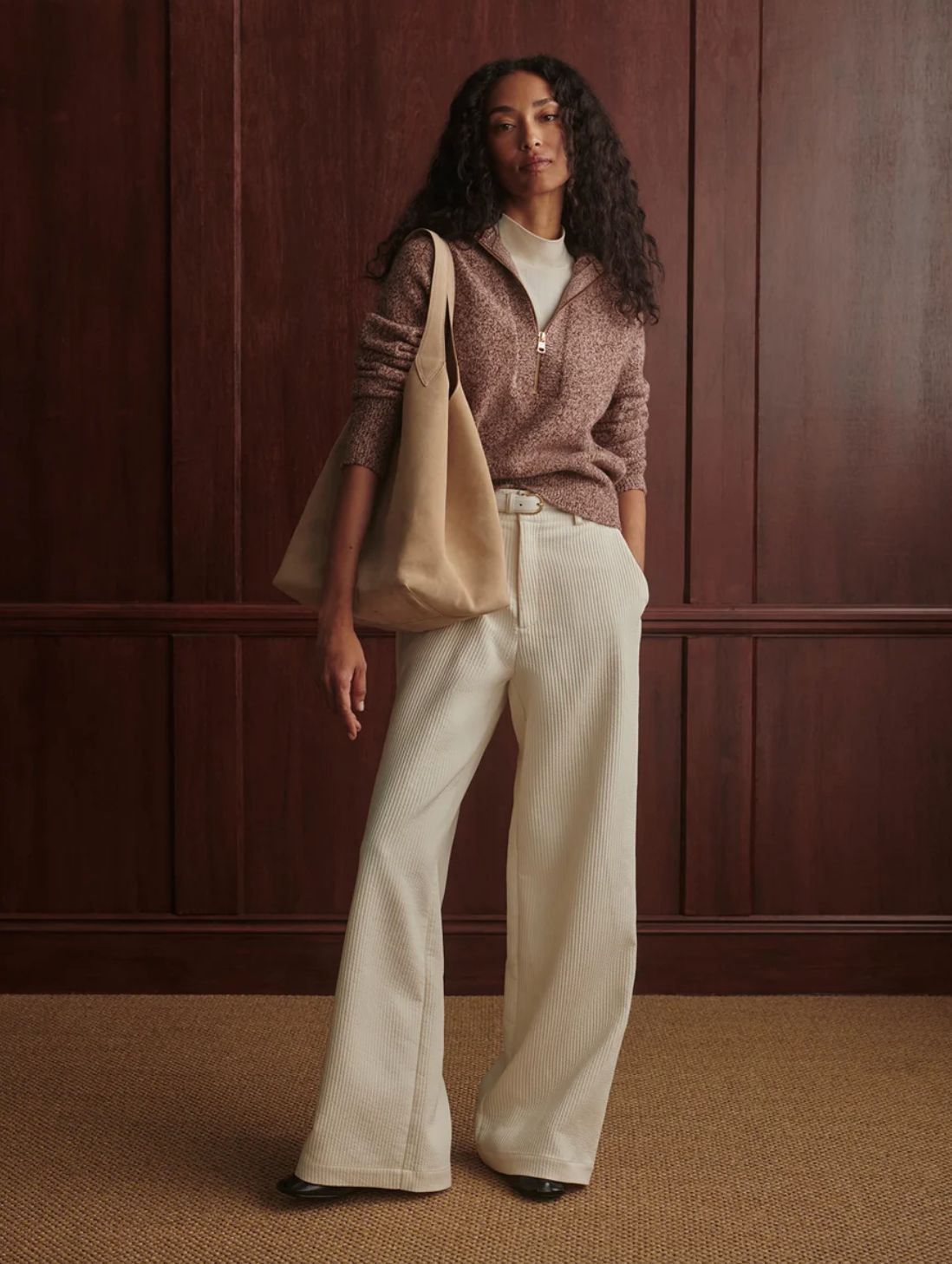 Varley Sherida Half Zip Sweater